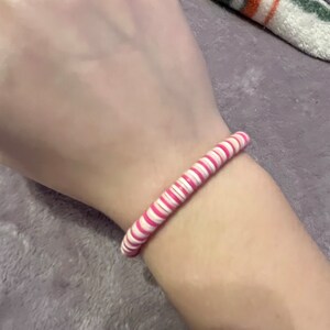 Pink Paradise Clay Bead Bracelet