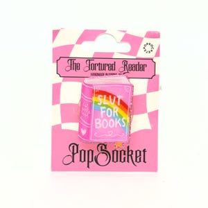 Genuine PopSocket Slut for Books Shaped Grip, E-Reader PopGrip
