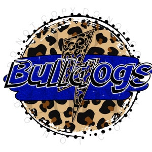 Bulldogs Mascot PNG ~ Team Spirit PNG ~ Mascot ~ Sublimation