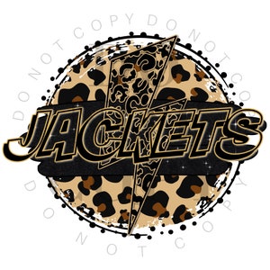 Jackets Mascot PNG ~ Team Spirit PNG ~ Mascot ~ Sublimation PNG