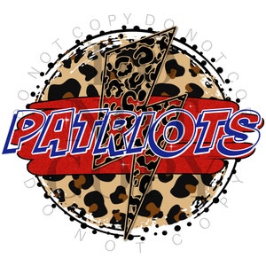 Patriots Mascot PNG ~ Team Spirit PNG ~ Mascot ~ Sublimation PNG