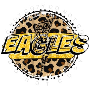 Eagles Mascot PNG ~ Team Spirit PNG ~ Mascot ~ Sublimation PNG