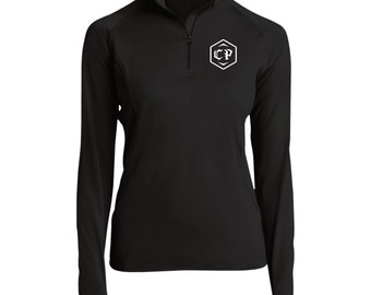Ladies' 1/2 Zip Performance Sports & Fitness Pullover | MTB Cycling Apparel