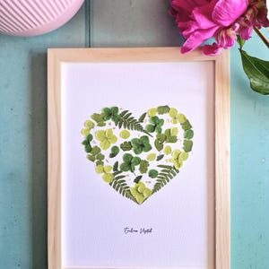 HERBARIUM, flower herbarium, herbarium framed with dried flowers, handmade in France