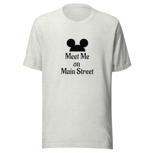 Meet Me on Main Street Mouse Unisex t-shirt, S-4X