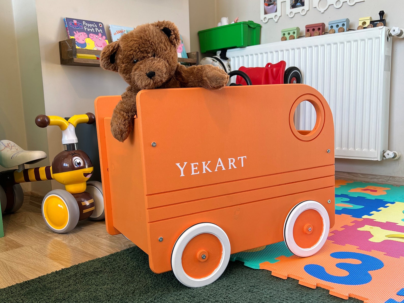Wooden Toy Box Wooden Toy Organizer Wooden Toy Car Etsy