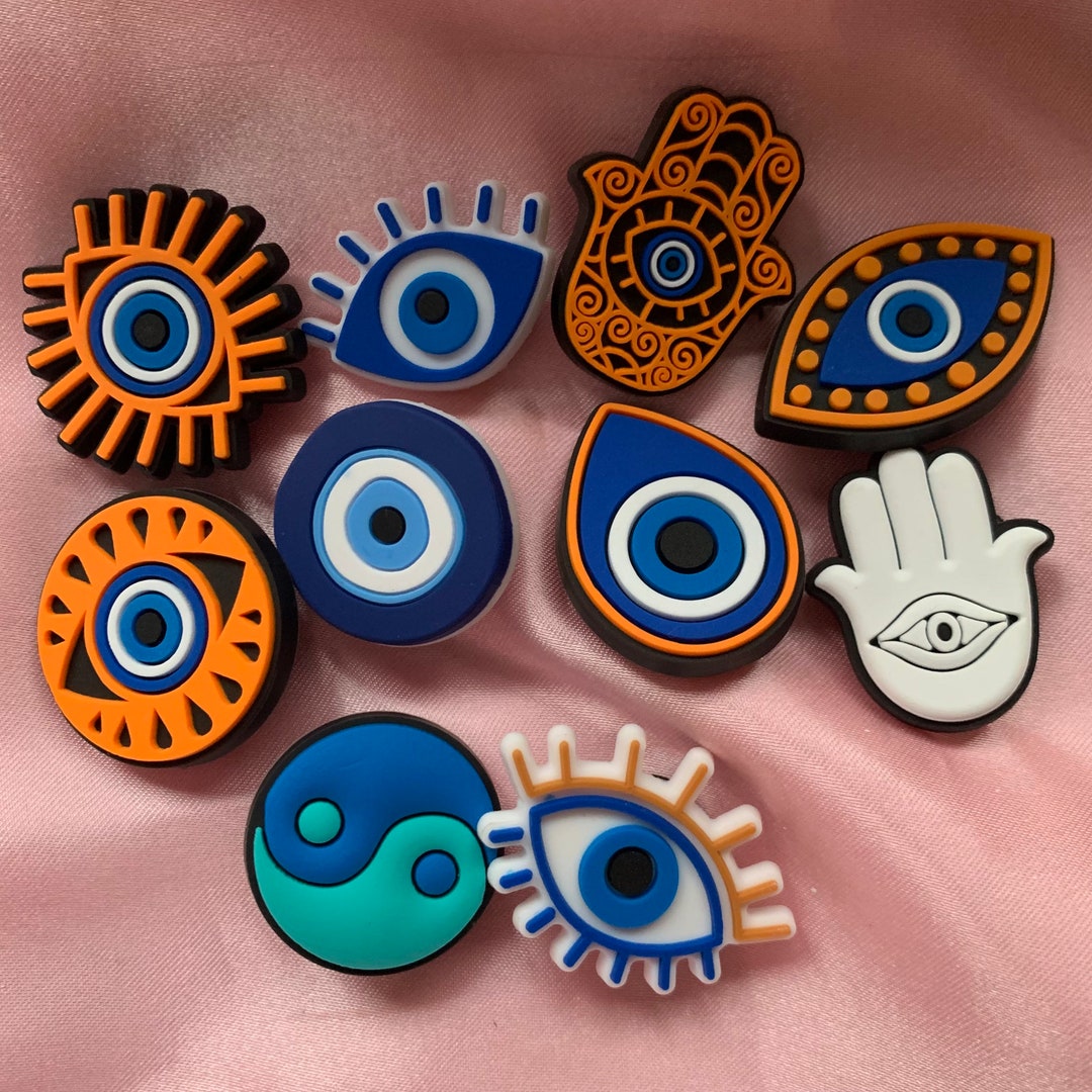 Evil Eye Croc Charm Spiritual Croc Charms Positive Jibbitz Etsy