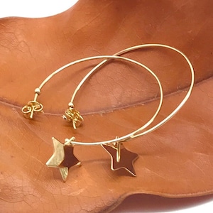 14K Yellow Gold Earrings - Modern Gold Earrings - Fashion Earrings - Polished Style Earrings - Great Gift for Women - Italian Gold Design