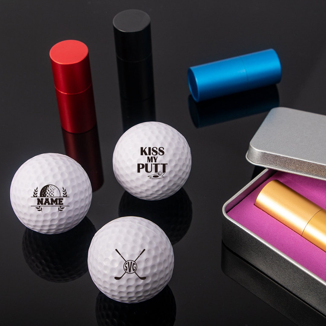 Personalized Golf Ball Stamp Custom Golf Balls Gift for Golfer Monogram