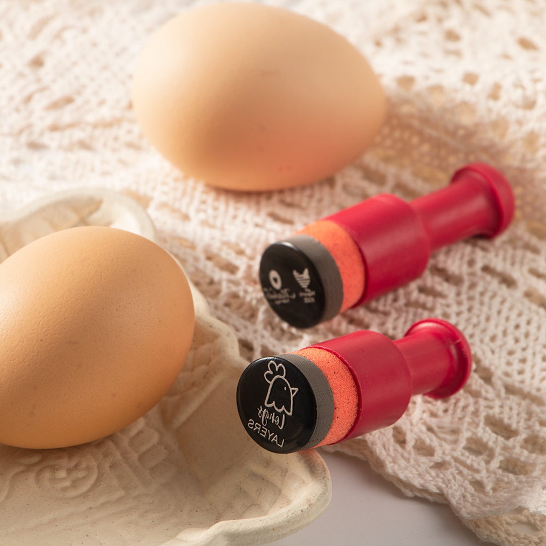 Personalized New Egg Stamp Mini Custom Chicken Egg Stamp for Fresh Eggs