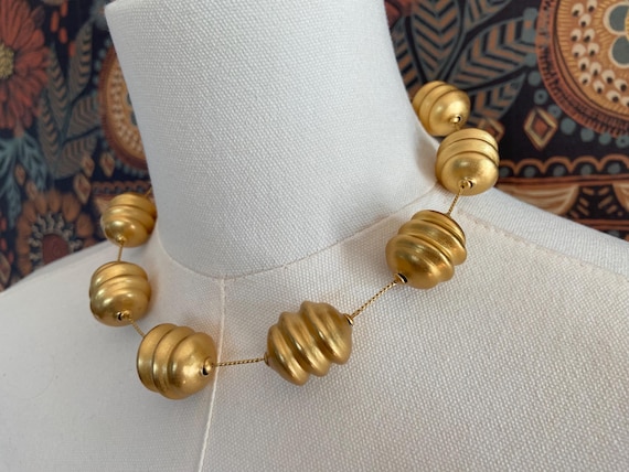 Elegant Anne Klein Signed Modernist Sculptural Bi… - image 1