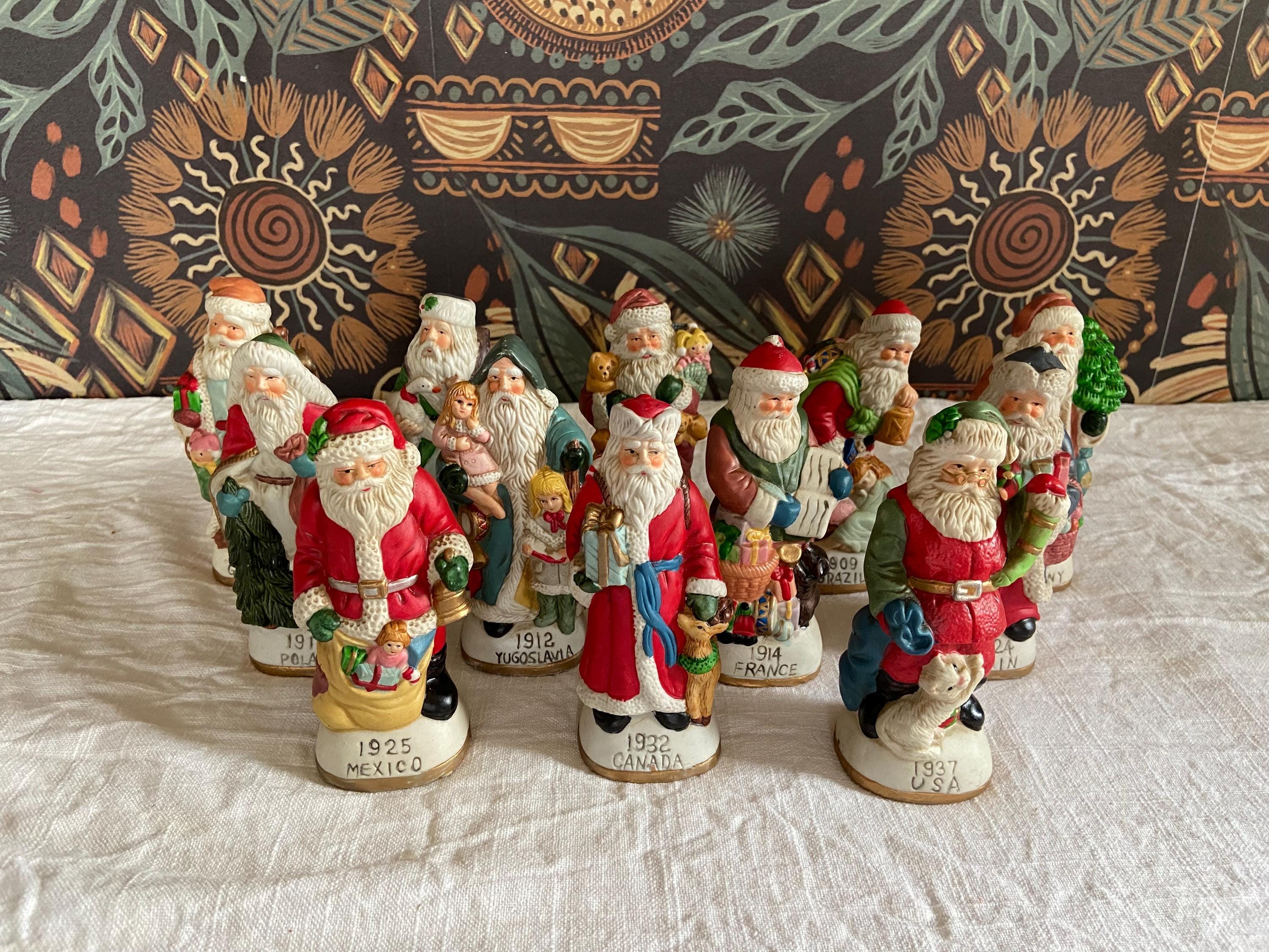 Vintage Santa Claus Around the World, Santa's of the Nations, Set