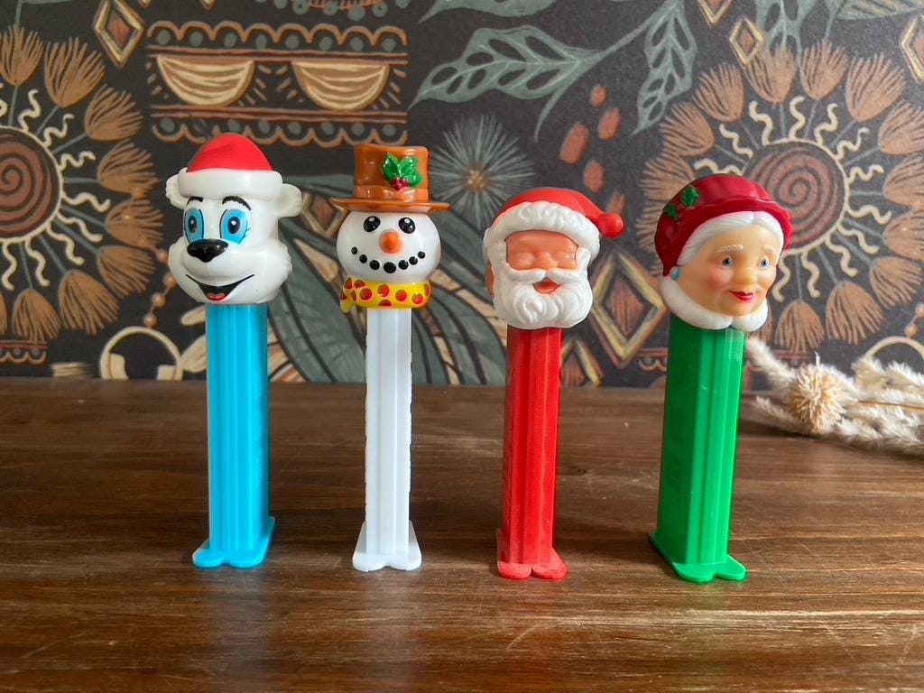 Vintage Santa Pez - Etsy