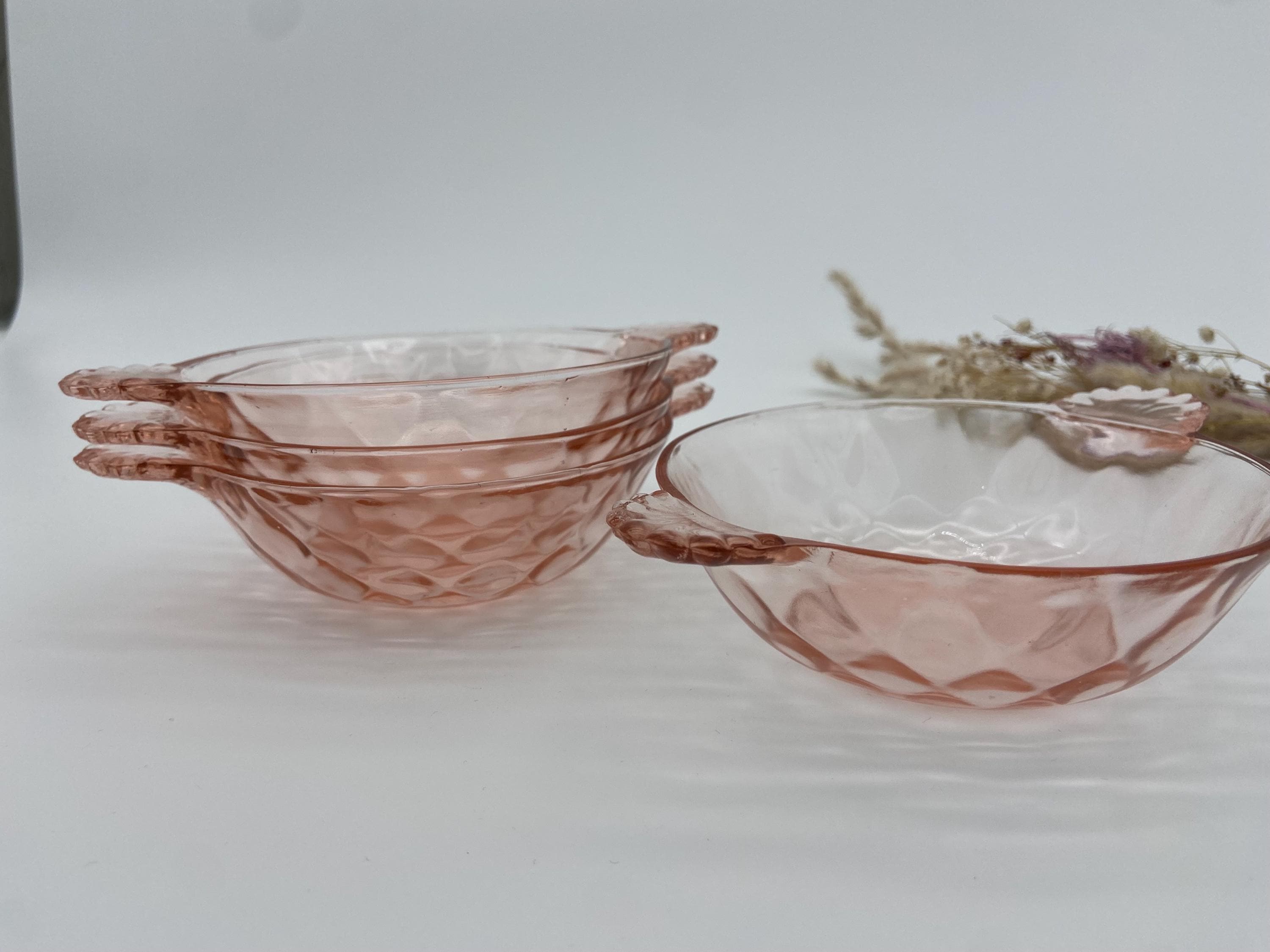 Small crystal dessert cups vintage - Etsy 日本