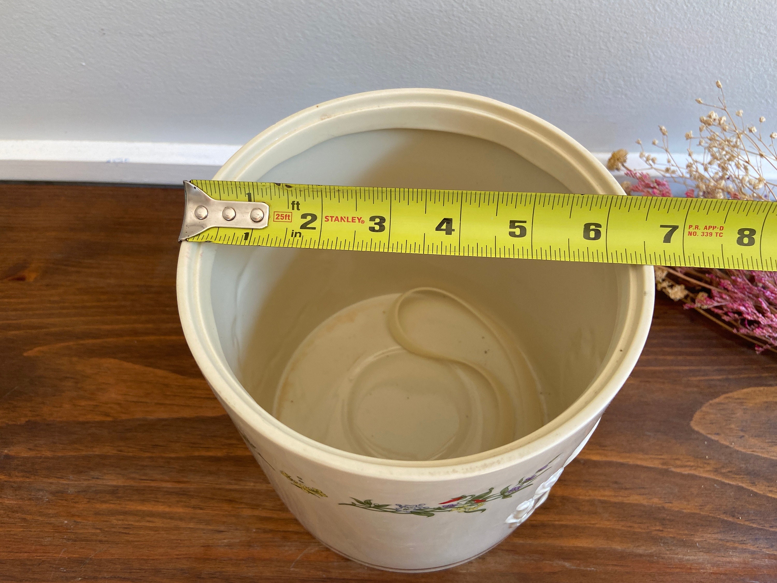 Vintage Lenox Flour Canister, Kitchen Counter Storage, Pantry