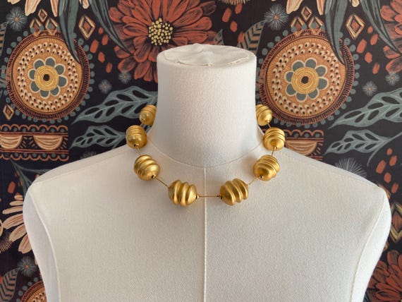 Elegant Anne Klein Signed Modernist Sculptural Bi… - image 2