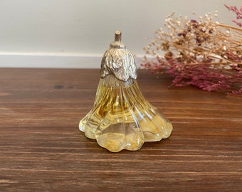 Vintage Avon Flower Cologne Bottle, Dresser Vanity Decor, Vtg Perfume Bottle, Maximalist Glass Flower, Regence Scent Full Bottle