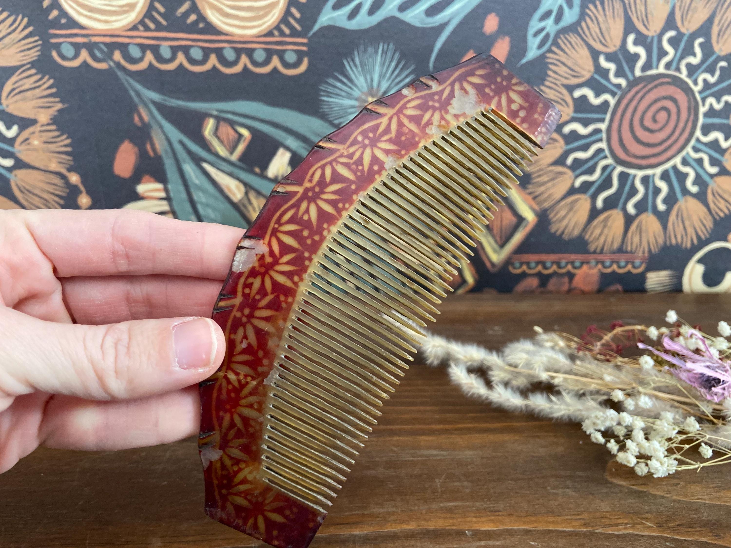 Vintage Japanese Hair Comb - Etsy