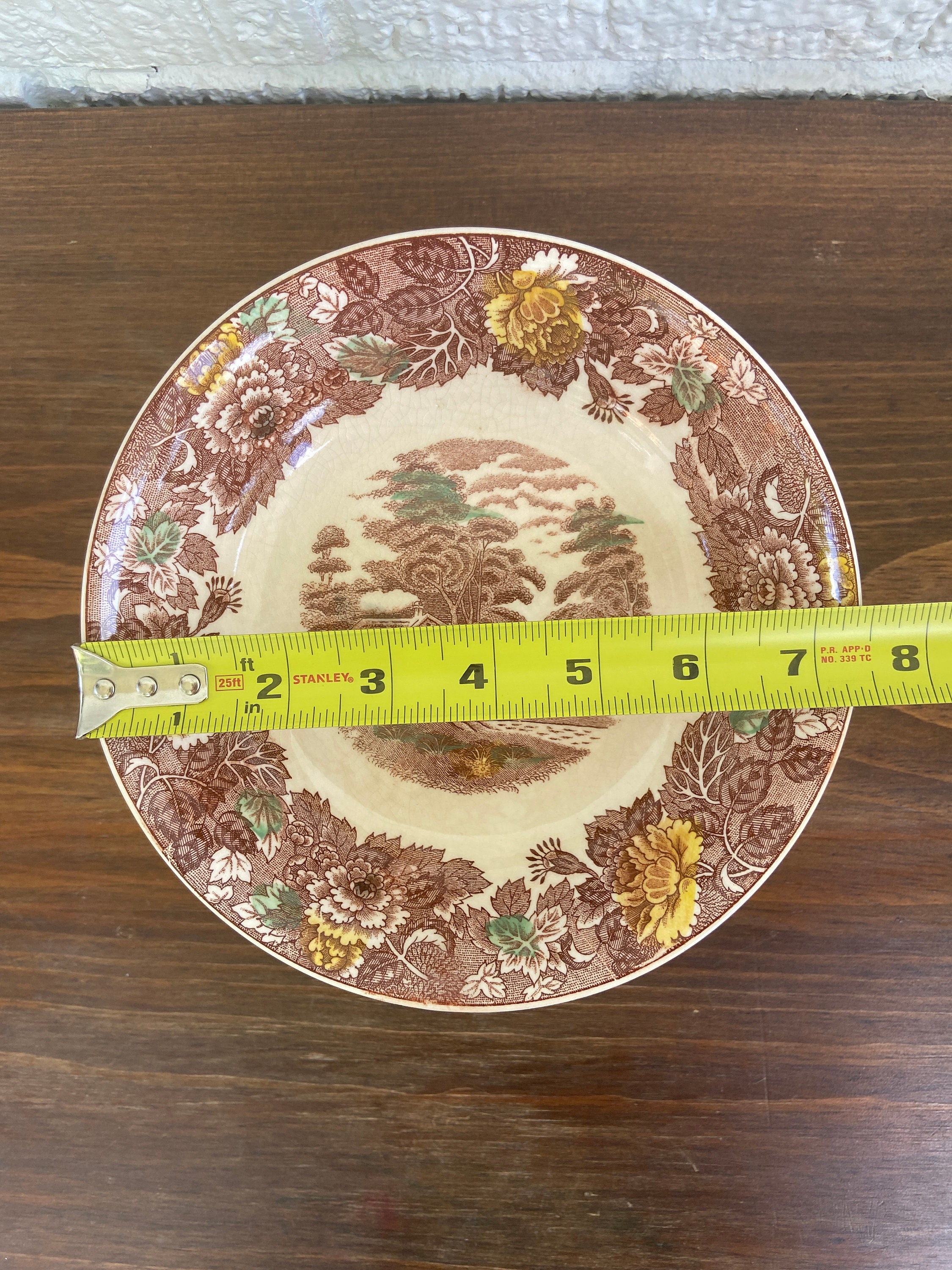 Vintage Nasco Mountain Wood-land Large Decorative Soup Bowls, Set of 8 ...