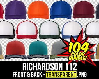 Richardson 112 Mockup Bundle, Trucker Hat Mockup, Richardson Mockup, Hat Mockup, Mock Up Bundle, 112 Hat Mockup