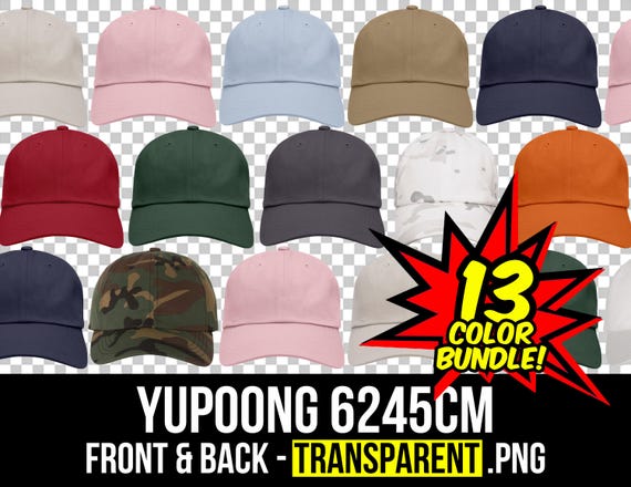 Yupoong 6245CM Mockup Bundle, Classic Dad Cap Mockup, Yupoong Mockup, Dad Hat Mockup, Mock Up Bundle 6245CM