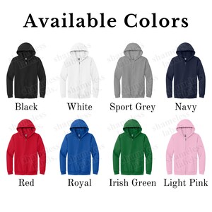 Editable Gildan 18600 Color Chart & Size Chart, Canva Template, G186 ...