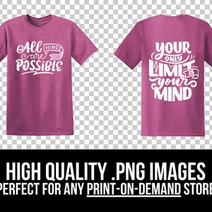 Gildan 64000 Front and Back Mockup Bundle, T Shirt Mockup PNG, G640 Flat Lay, Front and Back 64000, Mock Up Bundle image 4
