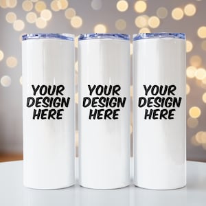 20 oz Tumbler Mockup, Skinny Tumbler Mockup PSD, Tumbler Mockup Photoshop