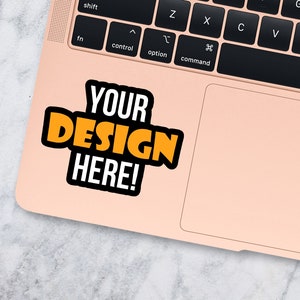 Laptop Sticker Mockup Gold Laptop Marble Background Mock Up JPG Stock Photo Digital Download