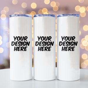 20 oz Tumbler Mockup, Skinny Tumbler Mockup PSD, Tumbler Mockup Photoshop