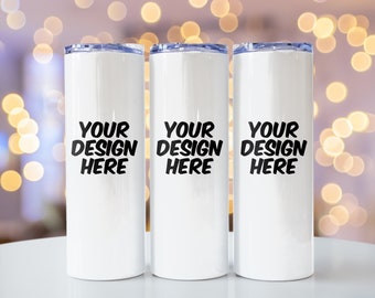 20 oz Tumbler Mockup, Skinny Tumbler Mockup PSD, Tumbler Mockup Photoshop