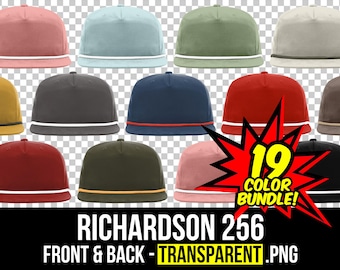 Richardson 256 Mockup Bundle, Umpqua Hat Mockup, Richardson Mockup, Umpqua Cap Mockup, Mock Up Bundle, 256 Hat Mockup