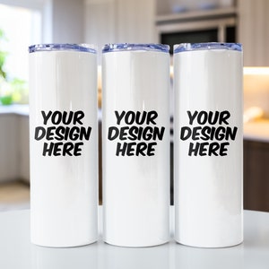 20 oz Tumbler Mockup, Skinny Tumbler Mockup PSD, Tumbler Mockup Photoshop