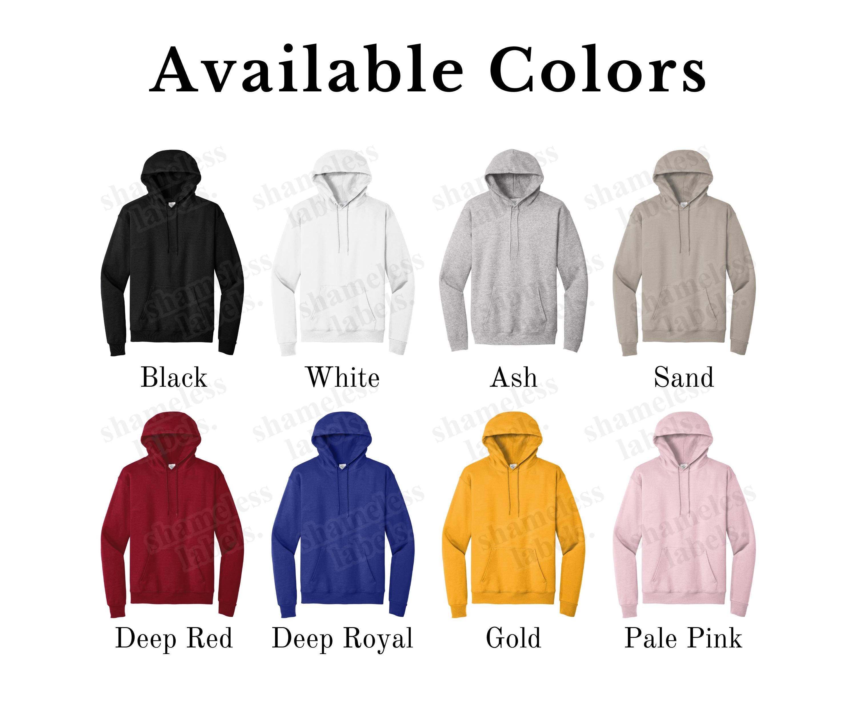 Editable Hanes P170 Color Chart & Size Chart, Canva Template, P170 ...