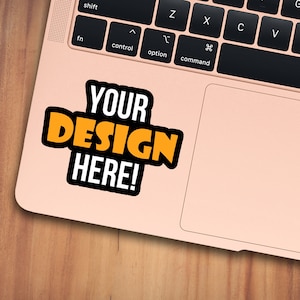Laptop Sticker Mockup Gold Laptop Wood Background Mock Up JPG Stock Photo Digital Download