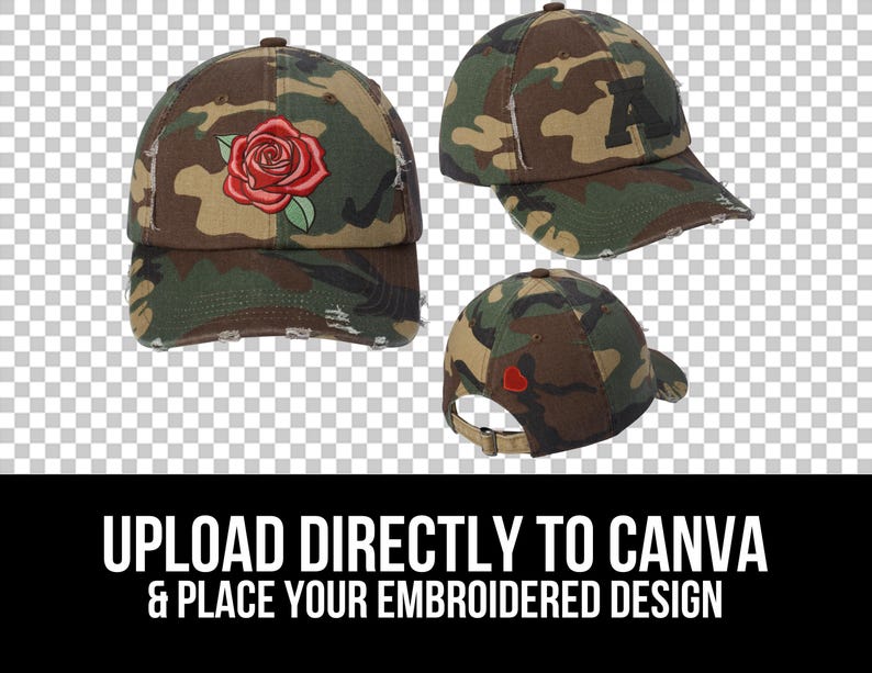 District DT600 Mockup-paket, Motsvart keps-mockup, District-hatt-mockup, Motsvart hatt-mockup, Mockup-paket DT600 bild 7