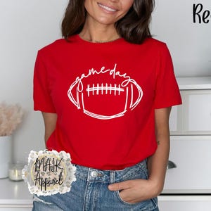 Fußballspieltag-Shirt / Fußball-Mama-Shirt / Personalisiertes Fußball-Mama-Shirt / Jersey-Nummer Fußball-Mama-Shirt / Fußball-Shirt