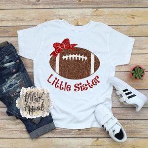 Football Little Sister Shirt / Little Sister Football Shirt / Football Shirt / Football Sister Shirt / Sister Football Shirt