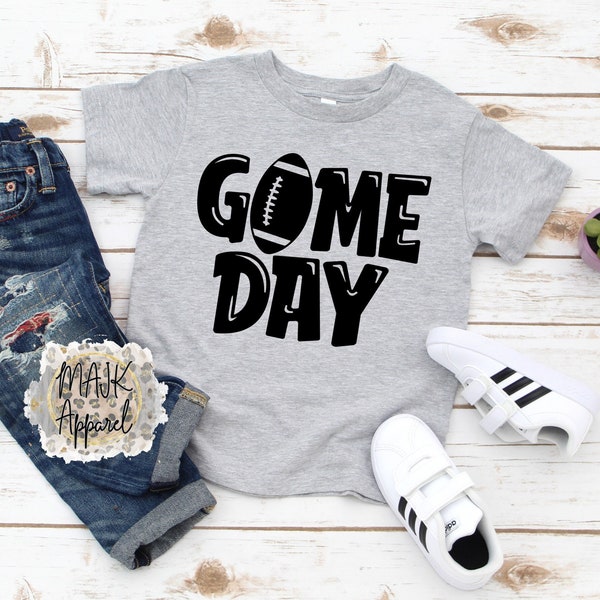 Game Day Youth Shirt / Youth Football Shirt / Football Brother Shirt / Football Sister Shirt / Football Shirt / Football Sibling Shirt