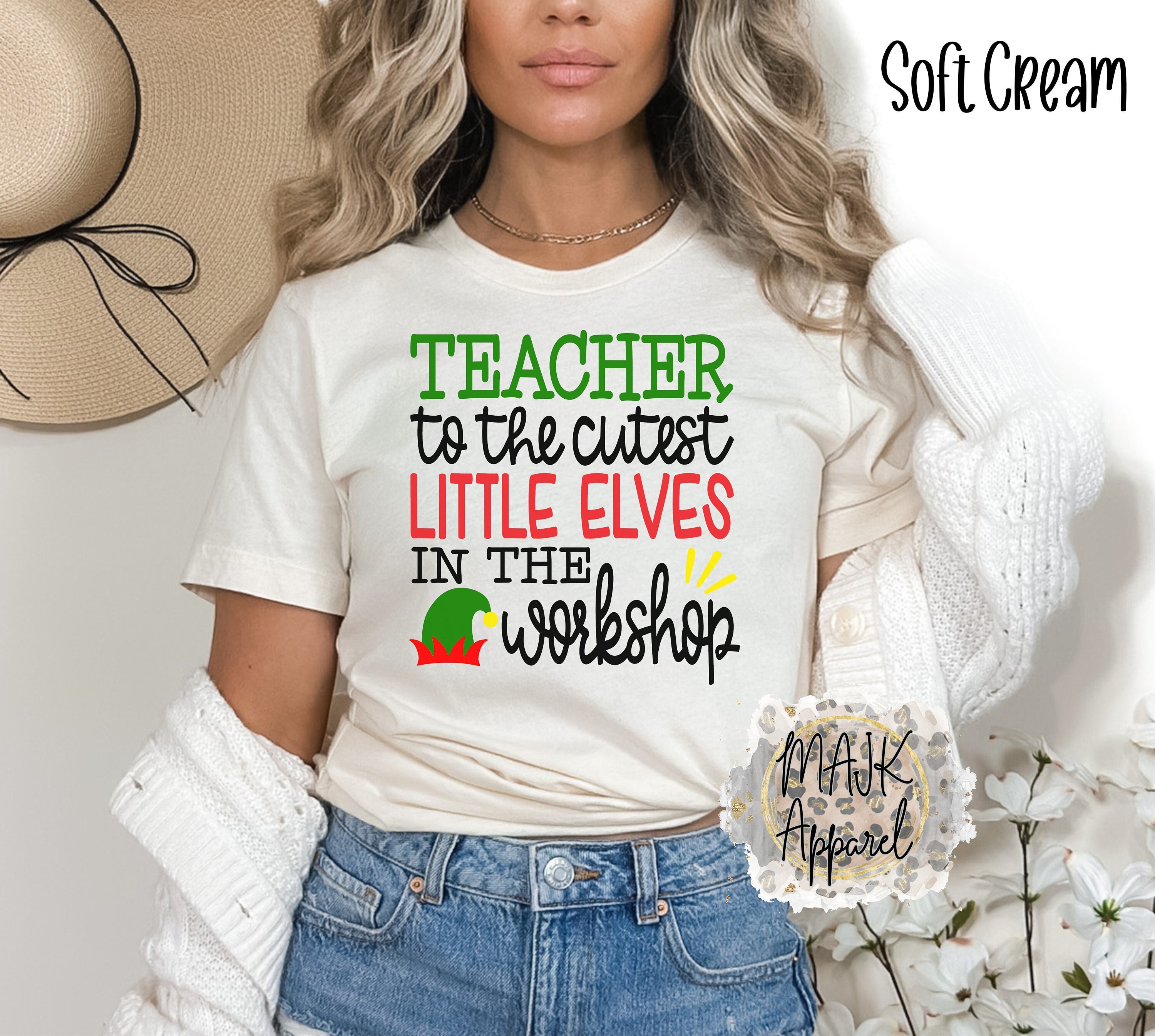 Principal Of The Cutest Elves Christmas Costume Teacher T-Shirt Principal Of The Cutest Elves Christmas Costume Teacher T-Shirt