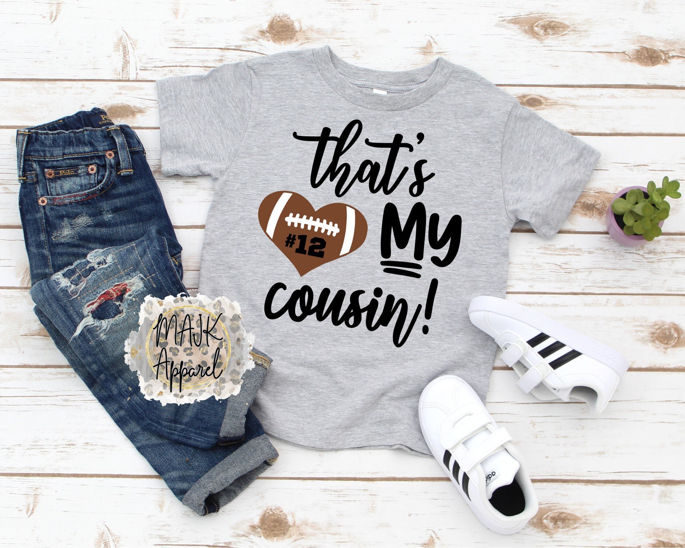 Football 2025 cousin shirts