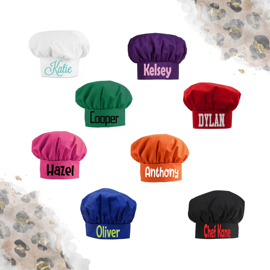 Personalized Chef Hat / Youth Chef Hat / Adult Chef Hat / Chef Birthday