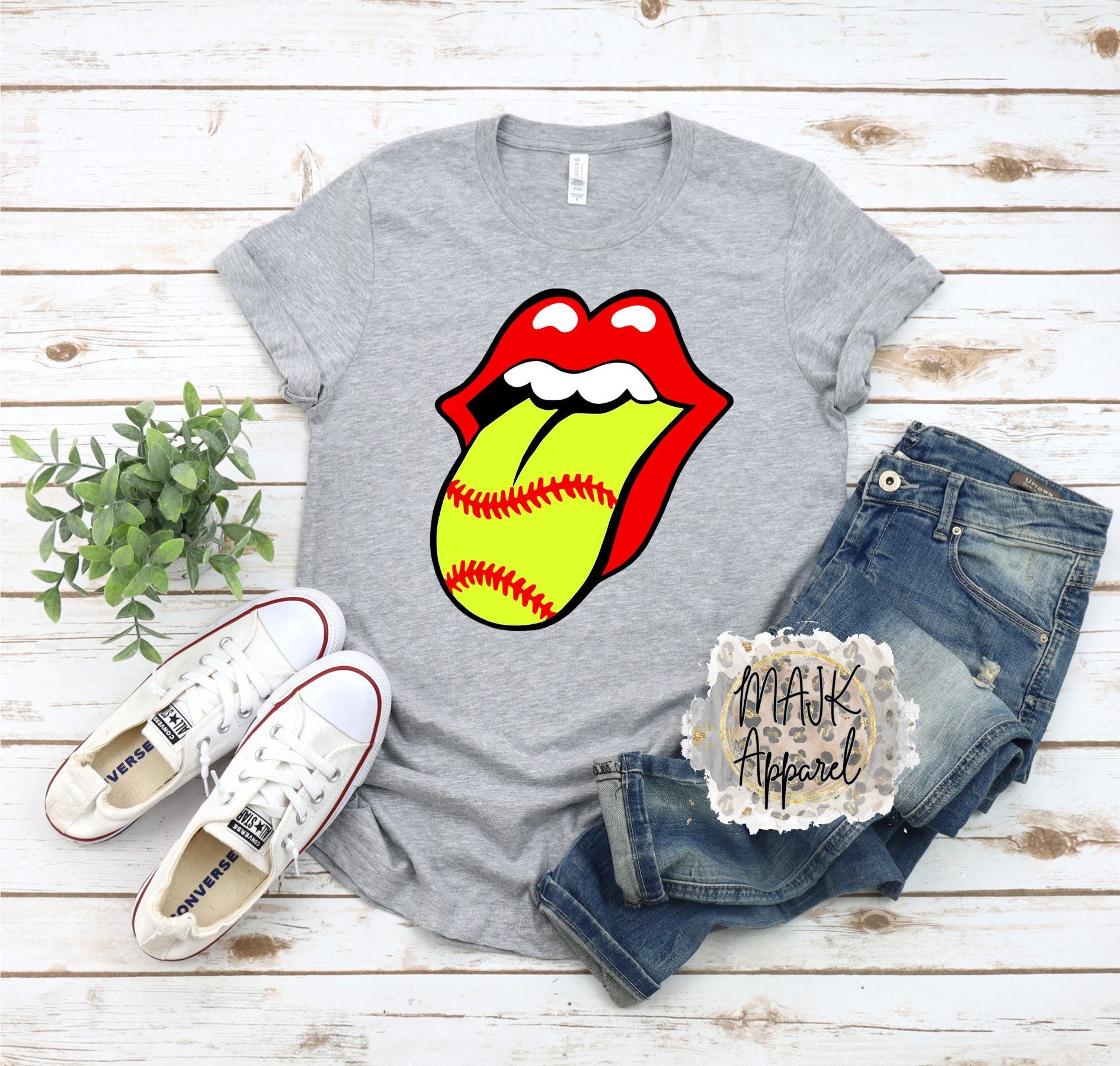 Tongue and Mouth Tee - Etsy