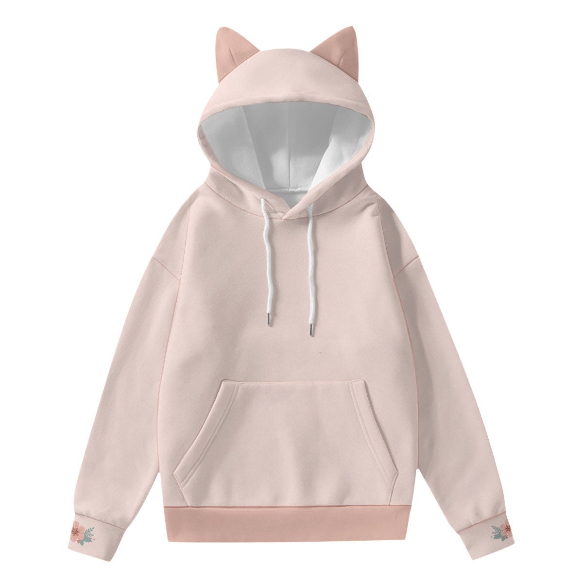 Pink Butterfly Cat Ear Hoodie Etsy
