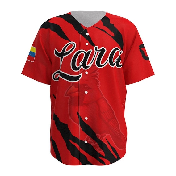 Cardenales Lara Baseball Jersey, Venezuela Flannel - Etsy