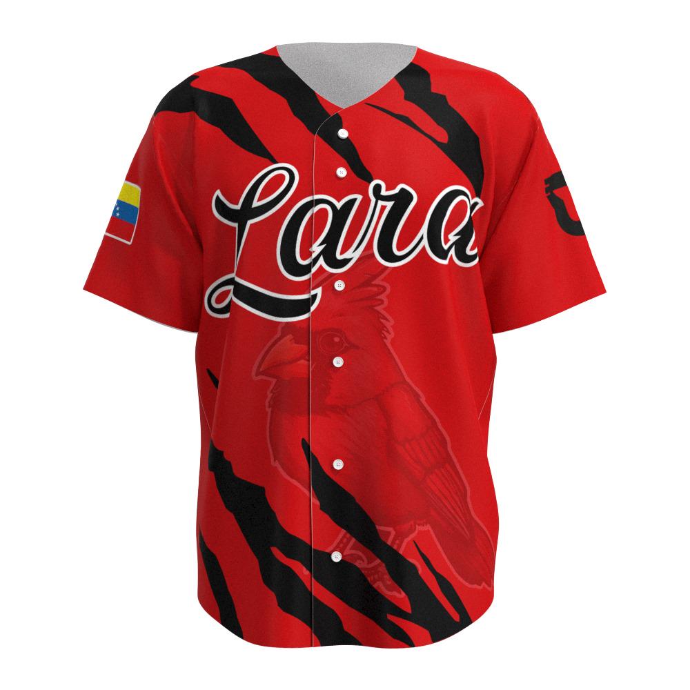 ベネズエラの Cardenales de Lara 。オリジナルの公式ゲーム。 Cardenales Lara Baseball Jersey, Venezuela Flannel - Etsy