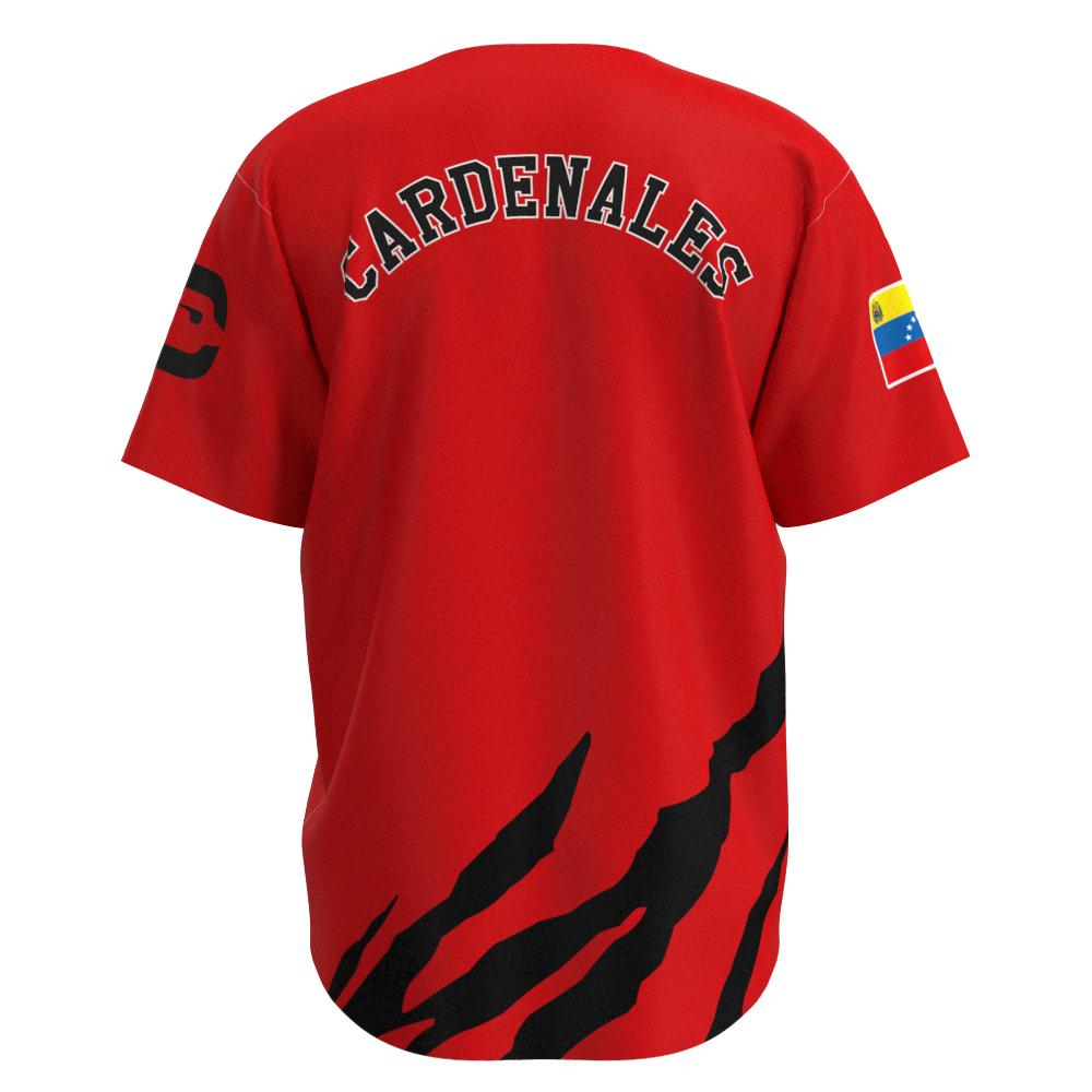 Cardenales Lara Baseball Jersey, Venezuela Flannel - Etsy