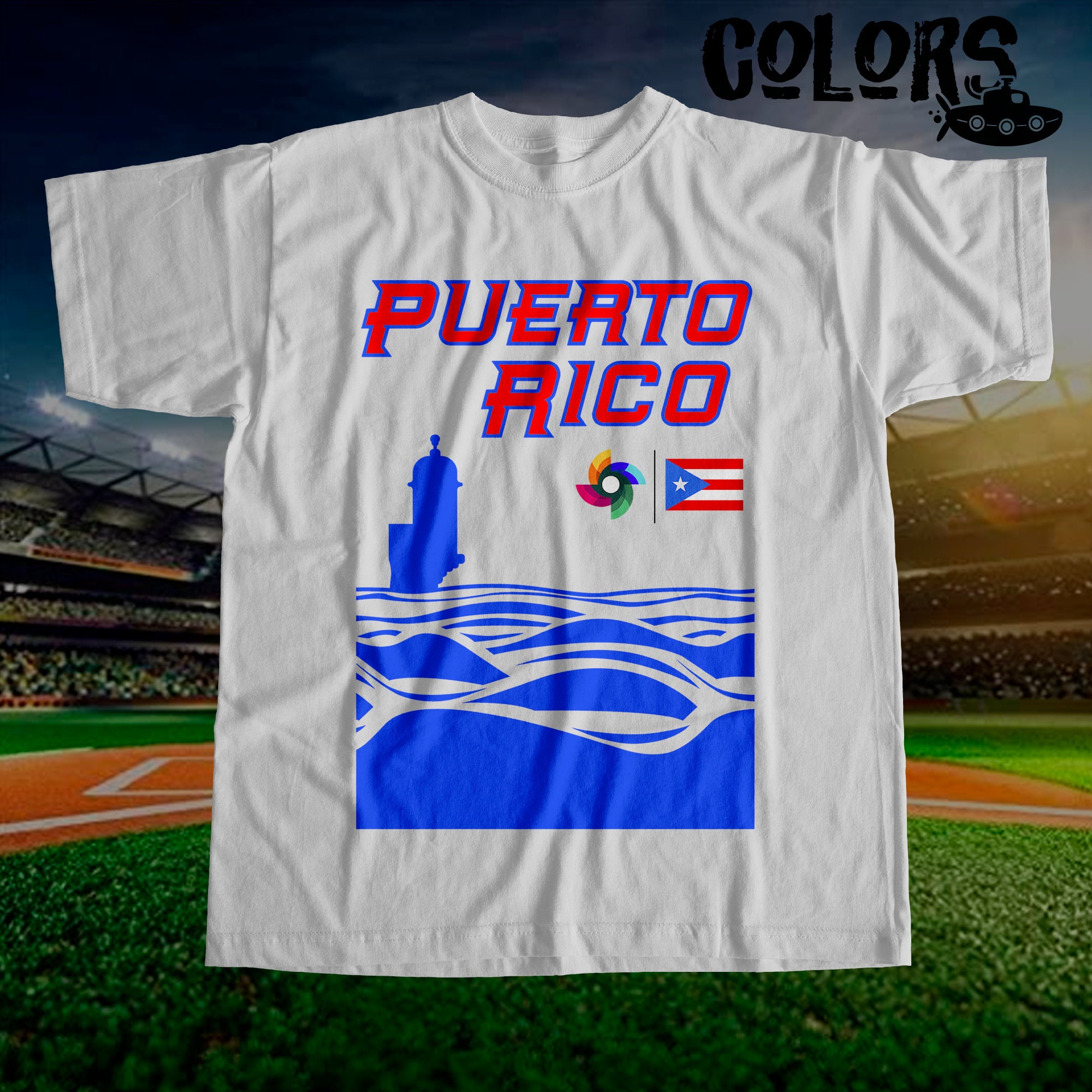 Puerto Rico Baseball T-shirt -  Norway