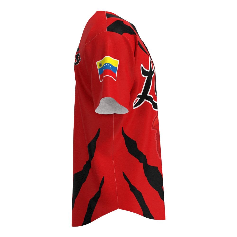 Cardenales Lara Baseball Jersey, Venezuela Flannel - Etsy