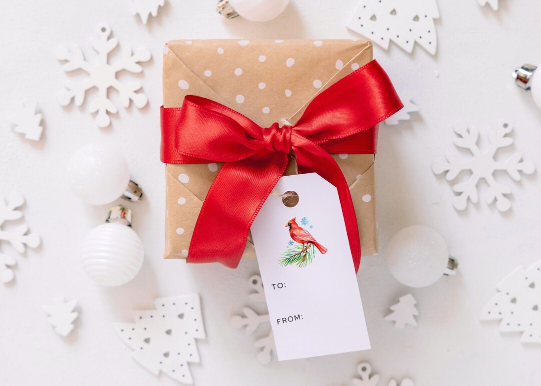 PRINTED Christmas Gift Tagsgift Tagsprinted Tagschristmas Tags